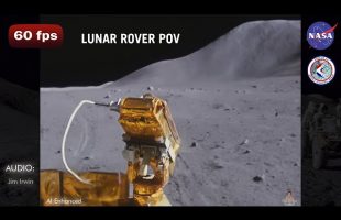 Lunar Rover Follows its Tracks Home: Apollo 15 1971 – 4K Colorization 60fps