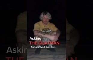 Asking the GOATMAN a question! #Ghost #scary #horror #creepy #ghoststories #shorts #youtubeshorts