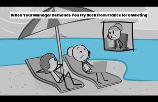 When Your Manager Demands You Fly Back from France for a Meeting – Audio credit:  @lorenazoejt