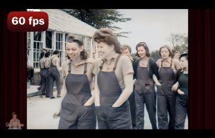 Spitfire Girls 1940 | Britain’s Rosie the Riveter | AI Enhanced Film  [60 fps]