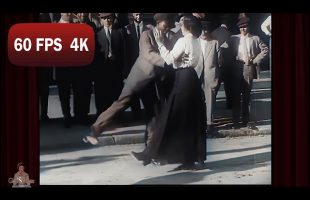 Doing the Lindy Hop in 1910 – AI Colorized Film of Early Swing Dancing