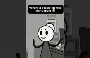 Veronika doesn’t do free translations 😂😂 #funny #animation #memesdaily #duet #usa #trending #fyp