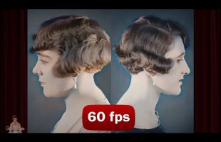 1920s Bobbed Hairstyles Craze | 1926 AI Enhanced Film [60 fps 4k]