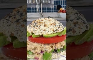 You’ve got to try this Vegan Chipotle No- Chicken Salad Sandwich!