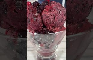 Healthy Vegan Sorbet – Wild Blueberry and Cherry!!