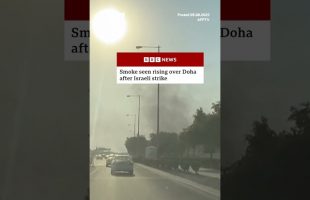 Qatar’s foreign ministry says the attack is a “blatant violation” of international law. #Qatar #BBC
