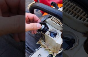 How To Change The Oil On A Chainsaw