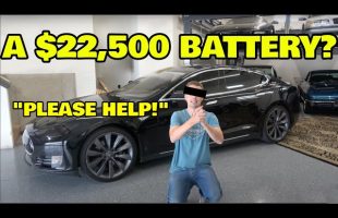 Tesla wanted him to pay $22500 to replace a battery pack, we did it for 75% less!