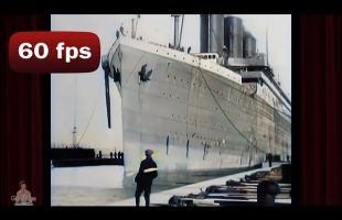 The Titanic – Filmed in Belfast 1912 | AI Enhanced [60 fps, 4k]
