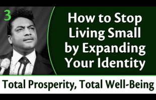 How to Stop Living Small by Expanding Your Identity – Total Prosperity, Total Well Being, Part 3