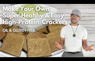 Vegan High Protein Lentil-Hempseed Crackers – Oil & Gluten-Free!