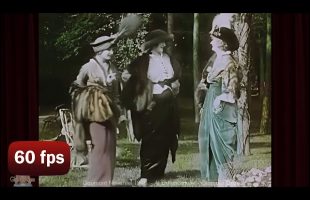 Vintage Paris Fashion in 1918 | AI Enhanced Film [4k 60 fps]