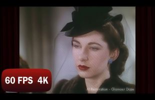 1940’s Fashion Show during the London Blitz |  AI Enhanced