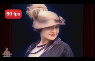 Paris Fashion of 1917  | AI Enhanced Time Capsule Film [ 4k,60 fps]