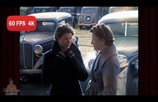Women’s Street Style in 1938 | AI Enhanced Film  [ 4k 60 fps]
