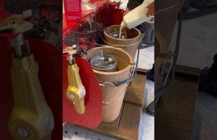 Making Ice Cream With A Tractor