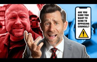 Alex Jones Obliterated on Cross Because His Lawyer Sent His Cell Phone to Opposing Counsel