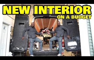 Designing a simple high end interior on our budget off grid van