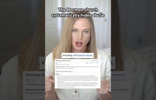 The Mormon church is more worried about protecting its image than it is about protecting victims.