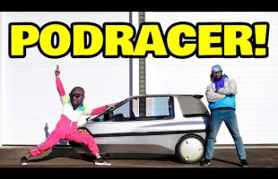We BUILT a Solar Powered Electric Podracer with Its Own Supercharger Network