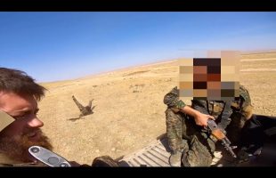 Jumping off of a Moving Vehicle in Iraq