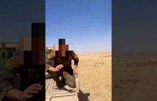 Jumping out of a moving vehicle in Iraq