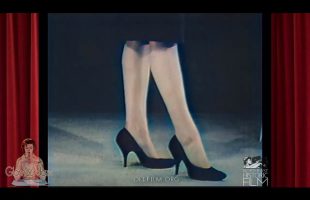 Good Posture for High Heels | Vintage AI Colorized Tutorial 1961
