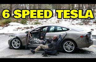 Installing a 6 Speed manual transmission in a Tesla