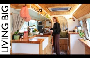 A Brilliantly Beautiful Bus Home & Sustainable Business For Life On The Road