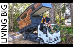 They Built a Tiny House on a Dump Truck!? 🤪 This is WILD!