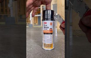 Fire Blocking Holes With Foam