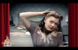 Getting Dressed in the 1940’s for a Night Out | Restored and Colorized