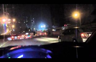 Ferrari, Porche, Fireworks at 70mph..