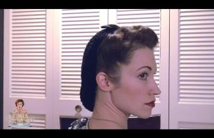 Easy 1940’s Snood Hairstyle | Hair Tutorial