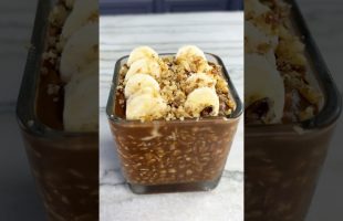 Vegan Carob Overnight Oats Refined-Sugar Free