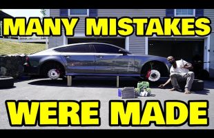 I tried to service my 700HP Audi RS7 myself