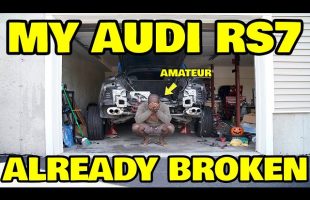 I Tried To Fix My Audi RS7s Shady Bodywork Myself, and Broke It