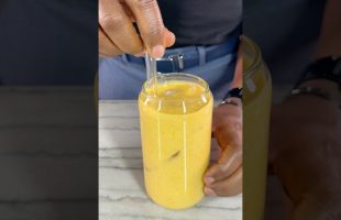 Try this delicious Vegan Mango-Cilantro Smoothie!