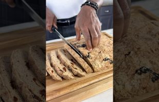 Gluten Free, Vegan Roasted Garlic and Rosemary Loaf
