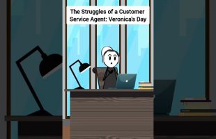 The Struggles of a Customer Service Agent: Veronica’s Day #gplus #animation #customercare #skits