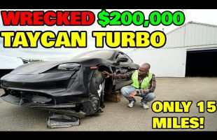 I Found The Worlds CHEAPEST Porsche Taycan TURBO, the $200,000 Tesla killer