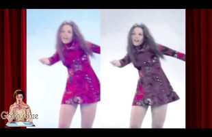 Groovy 1960s Dancer: Psychedelic Color Graded Version