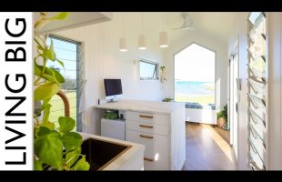 Solo Mom’s Stunning Luxury, Minimalist Tiny Home
