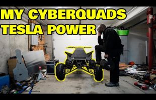 Installing a “Tesla” Motor in my Cyberquad