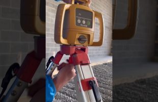 How To Check Grade with a Rotary Laser Level