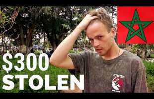 $300 DOLLARS CASH STOLEN in MOROCCO المغرب