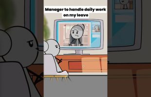 Handing over my daily task, for the manager to handle on my PTO – Audio credit:  @emfandango