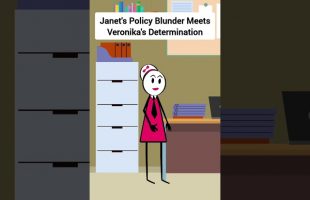 Janet’s Policy Blunder Meets Veronika’s Determination #gplus #animation #corporate #skits