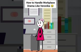 How to Handle Workplace Drama Like Veronika #gplus #animation #corporate #skits