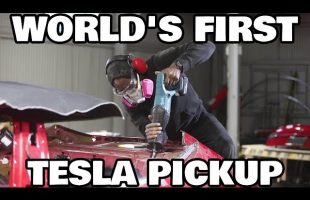 How Truckla Was Built: The Worlds First Tesla Pickup Truck